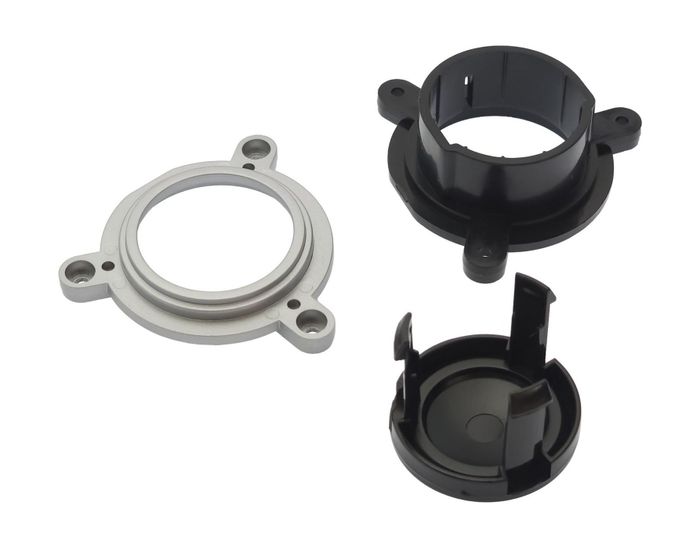 Комплект рамки с разъёмами 9"+can KIA Rio 4 2020-2022 (штат камера) глянец