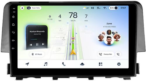 Магнитола для Honda Civic 10 2015-2021 - Teyes CC4L монитор 9" IPS на Android 14, Snapdragon 662, CarPlay, 4G SIM-слот