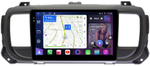 Магнитола для Peugeot Traveller/Expert, Citroen SpaceTourer/Jumpy, Opel Zafira Life/Vivaro - FarCar 3116M монитор 9.5" QLED на Android 14, TS18, CarPlay, 4G SIM-слот