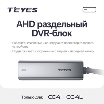 Блок камер для автомагнитол Teyes CC4 и CC4L - AHD-DVR-BOX (Видеорегистратор, ADAS, Teyes Online, режим охраны)