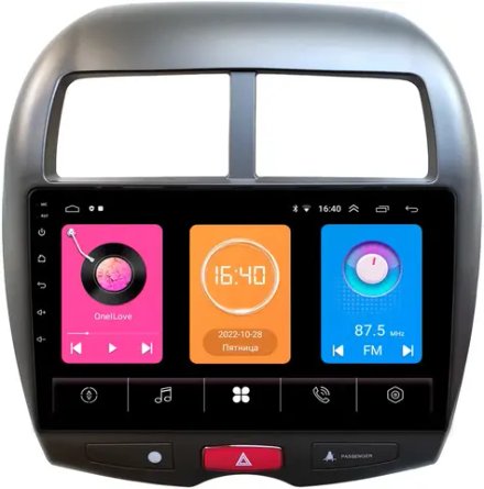 Магнитола для Mitsubishi ASX, Peugeot 4008, Citroen C4 Aircross 2010-2016 -  GT10-1213 на Android 10, 2Гб-16Гб