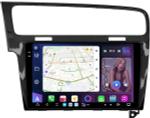 Магнитола для Volkswagen Golf 7 2012-2020 (рамка черный глянец) - FarCar S500-TS20 монитор 10.36" 2K QLED на Android 14, Быстрейшая, CarPlay, 4G SIM-слот