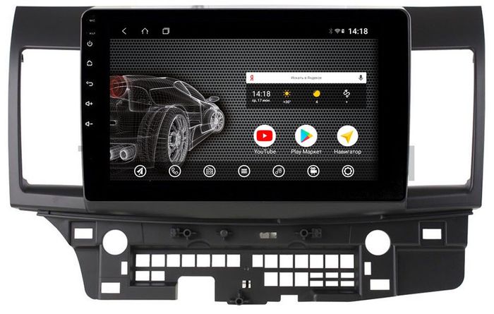 Магнитола для Mitsubishi Lancer X 2007-2016 - AK331R10-MTK Android 10