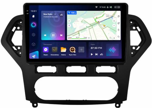 Магнитола для Ford Mondeo 4 2007-2010 (рамка чёрная) - Teyes CC3-2K на Android 10, 2K QLED, ТОП процессор, CarPlay, 4G SIM-слот