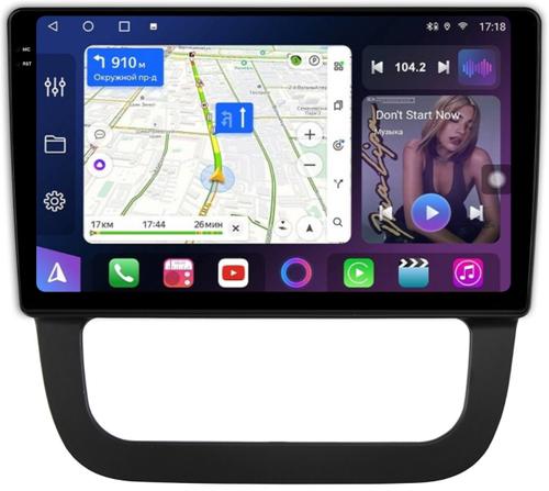 Магнитола для Volkswagen Jetta 5 2005-2010 (климат 2) - FarCar BM3227M монитор 10.36" QLED на Android 14, TS10, 4+32Гб, CarPlay, 4G SIM-слот