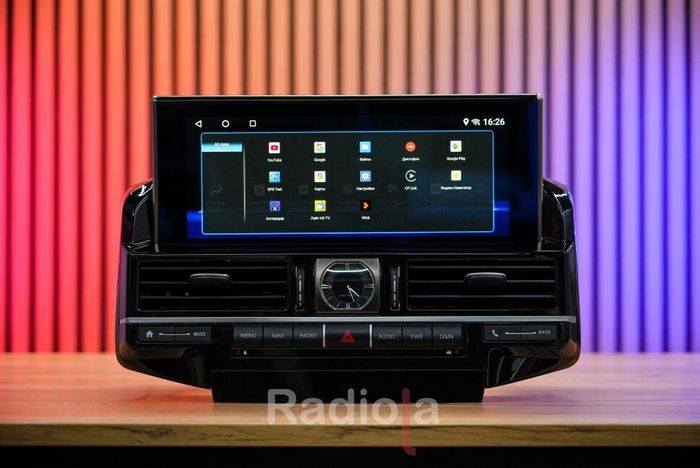 Магнитола для Toyota Land Cruiser 200 2015-2021 с JBL и 360 - RDL-LC200-16-LCD монитор 12.3" на Android 13, Быстрая, CarPlay, 4G SIM-слот