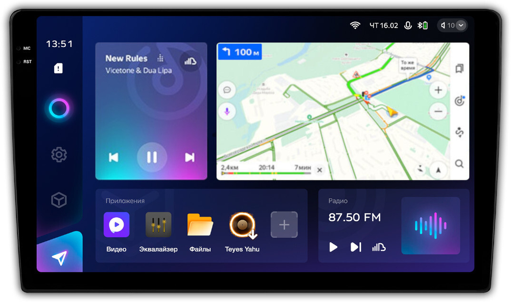 Магнитола для Audi A4 B8 2007-2015 с джойстиком MMI - Teyes CC3-2K монитор 10.36" 2K QLED на Android 10, ТОП процессор, CarPlay, 4G SIM-слот