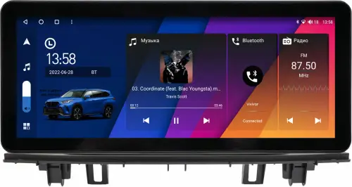 Магнитола для BMW X1 (F48) 2015-2020 - Canbox H-Line 0014 монитор 12.3" QLED в стиле Audi на Android 10, ТОП-процессор, CarPlay, 4G SIM-слот
