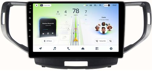 Магнитола для Honda Accord 8 2008-2012 - Teyes CC4L монитор 9" IPS на Android 14, Быстрая, Snapdragon 662, CarPlay, 4G SIM-слот