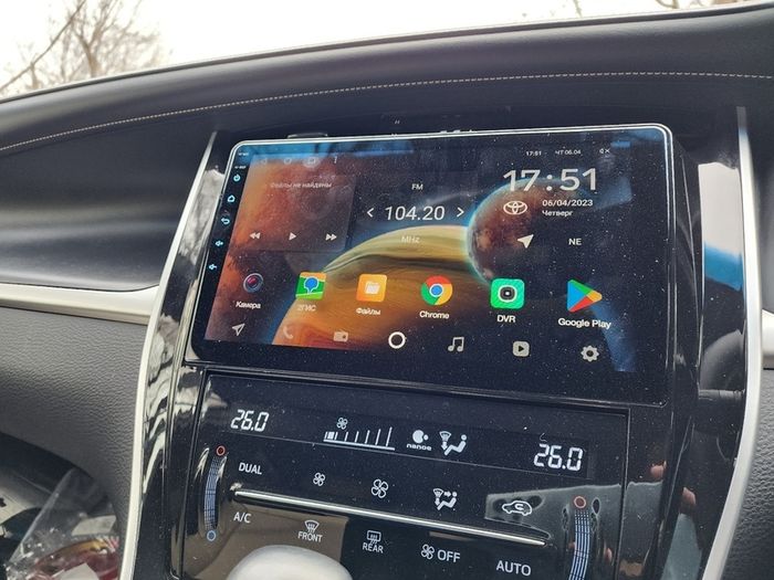 Магнитола для Toyota Harrier XU60 2013-2017 - Kuberg OL-1694 QLed, Android 12, Быстрая, CarPlay, 4G SIM-слот