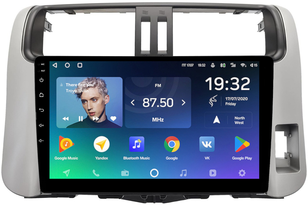 Магнитола для Toyota Land Cruiser Prado 150 2009-2013 (правый руль) - Teyes CC2 PLUS Android 10, ТОП процессор, 4-64, SIM-слот