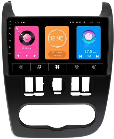 Магнитола для Lada Largus 2012-2021 -  GT9-1163 на Android 10, 2ГБ-16ГБ