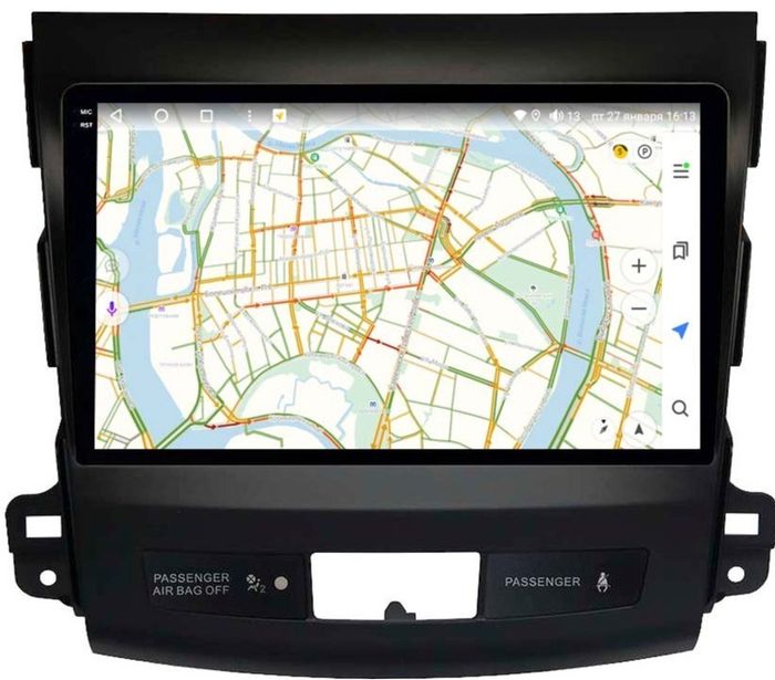 Магнитола для Mitsubishi Outlander XL - Vaycar VA47-0056-2K на Android 13, 8-ядер, 2K QLED, ТОП процессор, CarPlay, 4G SIM-слот