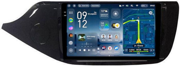 Магнитола для KIA Ceed 2 JD 2012-2018 (рамка глянцевая) - Teyes CC4-PRO монитор 9.5" 2K QLED на Android 13, Быстрейшая, Snapdragon 778G, ИИ, CarPlay, DSP, 4G SIM-слот