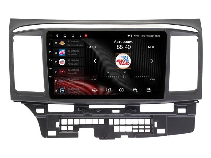 Магнитола для Mitsubishi Lancer X 2007-2016 - Vaycar VA47-0037 с экраном 9" на Android 13, 4G SIM-слот