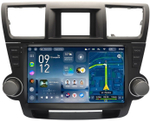 Магнитола для Toyota Highlander 2 XU40 2007-2013 (рамка с крутилками и кнопками) - Teyes CC4-PRO монитор 10.36" 2K QLED на Android 13, Snapdragon 778G, ИИ, CarPlay, DSP, 4G SIM-слот