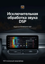 Магнитола для Great Wall Poer KingKong, Haval H5 2023+ (ШГУ монохром) - Teyes LUX ONE 360 монитор 12.3" 2K QLED на Android 10, ТОП процессор, CarPlay, 4G SIM-слот, 6/128 ГБ, 4 камеры в комплекте