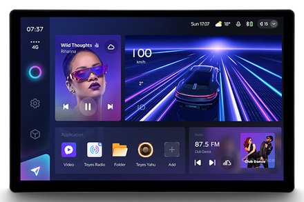 Магнитола для Jeep Cherokee 2014+ - Teyes CC3-2K монитор 13", QLED+2K, Android 10, ТОП процессор, 4G SIM-слот, CarPlay