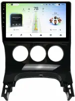 Магнитола для Peugeot 3008 2010-2017 (кондиционер) - Teyes CC4L-DTS монитор 9" IPS на Android 14, Быстрая, Snapdragon 662, CarPlay, 4G SIM-слот