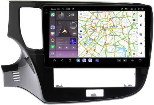 Магнитола для Mitsubishi Outlander 3 2019-2022 (прямоугольный климат) - Kuberg OL-1573 QLed+2K, Android 13, TS20, CarPlay, 4G SIM-слот