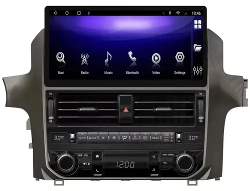 Магнитола для Lexus GX460 2009-2019 - Kuberg BNR-16GXMEG12 монитор 12.3" на Android 13, 8ГБ+128ГБ, 4G SIM-слот, CarPlay