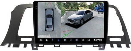 Магнитола для Nissan Murano Z51 2008-2015 - Teyes CC3-2K-360 на Android 10, 2K QLED, 6Гб+128Гб, CarPlay, 4G SIM-слот, 4 камеры в комплекте