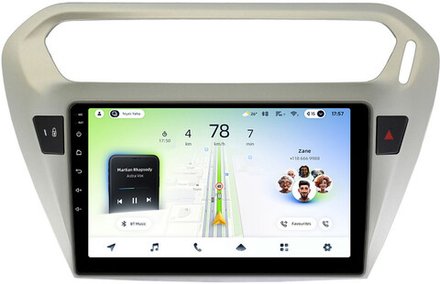 Магнитола для Peugeot 301, Citroen C-Elysee - Teyes CC4L монитор 9" IPS на Android 14, Snapdragon 662, CarPlay, 4G SIM-слот