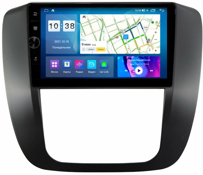 Магнитола для Chevrolet Tahoe 2006-2014 - Parafar PF041-9LHDAV на Android 12, ТОП процессор, 3Гб+32Гб, CarPlay, 4G SIM-слот