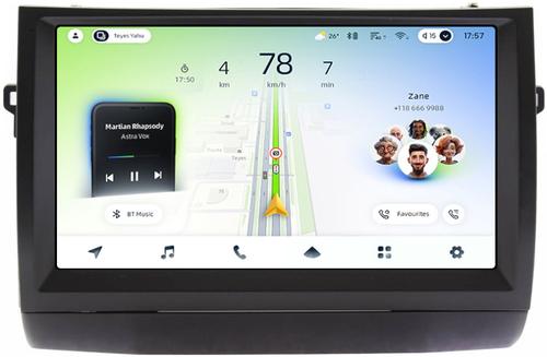 Магнитола для Toyota Prius 20 2003-2011 (вниз, авто с JBL) - Teyes CC4L монитор 9" IPS на Android 14, Snapdragon 662, CarPlay, 4G SIM-слот