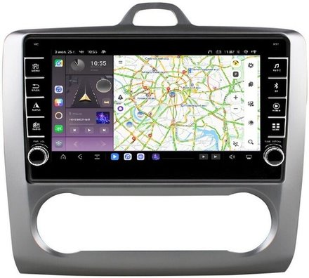 Магнитола для Ford Focus II 2004-2011 (климат) - Kuberg OL-9201-A (кнопки и крутилки) Android 13, TS20, 6+128Гб, CarPlay, 4G SIM-слот