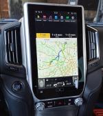 Магнитола для Toyota Land Cruiser 200 2015-2021 (с JBL и 360) - Kuberg ZF-1807H-GE "Тесла-Стиль" монитор 13.6" на Android 13, Быстрая, Carplay, 4G SIM-слот