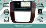 Магнитола для Chevrolet Tahoe 2006-2014 - Vaycar VA10-1175-2K (рамка под дерево) на Android 13, 8-ядер, 2K QLED, ТОП процессор, CarPlay,4G SIM-слот