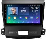 Магнитола для Mitsubishi Outlander XL, Peugeot 4007, Citroen C-Crosser (без Rockford, рамка гладкая) - Teyes CC2 PLUS монитор 9" QLED, Android 10, Быстрая, SIM-слот