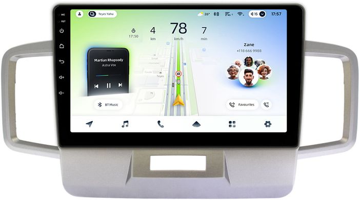 Магнитола для Honda Freed 1, Freed Spike 2008-2016 (планшет сверху) - Teyes CC4L монитор 10" IPS на Android 14, Snapdragon 662, CarPlay, 4G SIM-слот