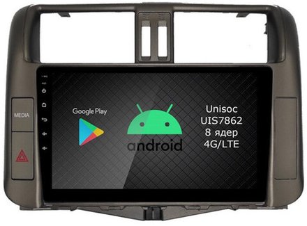 Магнитола для Toyota Land Cruiser Prado 150 2009-2013 (поддержка 360 - опция) - Airok RI-1114 Android 12, ТОП процессор, 8/128Гб, SIM-слот