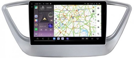 Магнитола для Hyundai Solaris 2 2017-2022, Solaris HS 2024+ - Kuberg OL-9710 QLed+2K, Android 13, TS20, CarPlay, 4G SIM-слот