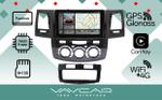 Магнитола для Toyota Hilux 2011-2015 - Vaycar VA77-1143-2K на Android 13, Быстрая, 2K QLED, CarPlay,4G SIM-слот