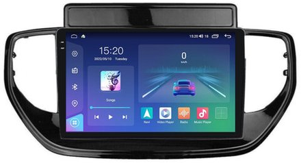 Магнитола для Hyundai Solaris 2 2020-2022 (штатная навигация) - Parafar PF767RN2K на Android 13, QLED+2K, ТОП процессор, 4Гб+32Гб, CarPlay, 4G SIM-слот