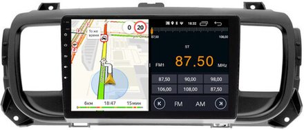 Магнитола для Peugeot Traveller/Expert, Citroen SpaceTourer/Jumpy, Opel Zafira Life/Vivaro - Parafar PF555FHD на Android 13, 8-ядер, 2Гб+32Гб, CarPlay, 4G SIM-слот