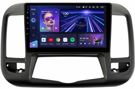 Магнитола для Nissan Teana J32 2008-2013 (ШГУ цветной, рамка тип 3) - Teyes CC3 монитор 9" QLED на Android 10, ТОП процессор, 4+32Гб, CarPlay, 4G SIM-слот