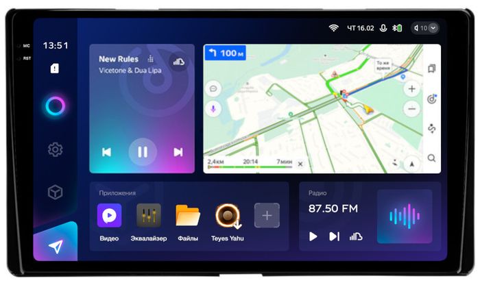 Магнитола для Toyota Sienna 3 2014-2020 - Teyes CC3-2K QLed Android 10, Быстрая, SIM-слот, CarPlay