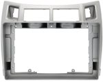 Магнитола для Toyota Vitz 2, Yaris 2 2005-2011 (рамка серебро) - Teyes LUX ONE 360 монитор 12.3" 2K QLED на Android 10, 6Гб+128Гб, CarPlay, 4G SIM-слот, 4 камеры в комплекте