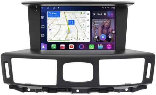 Магнитола для Infiniti Q70, M25, M37 (поддержка Bose) - FarCar BM9-2K-9675 монитор 9.5" 2K QLED на Android 14, TS10, 4+32Гб, CarPlay, 4G SIM-слот