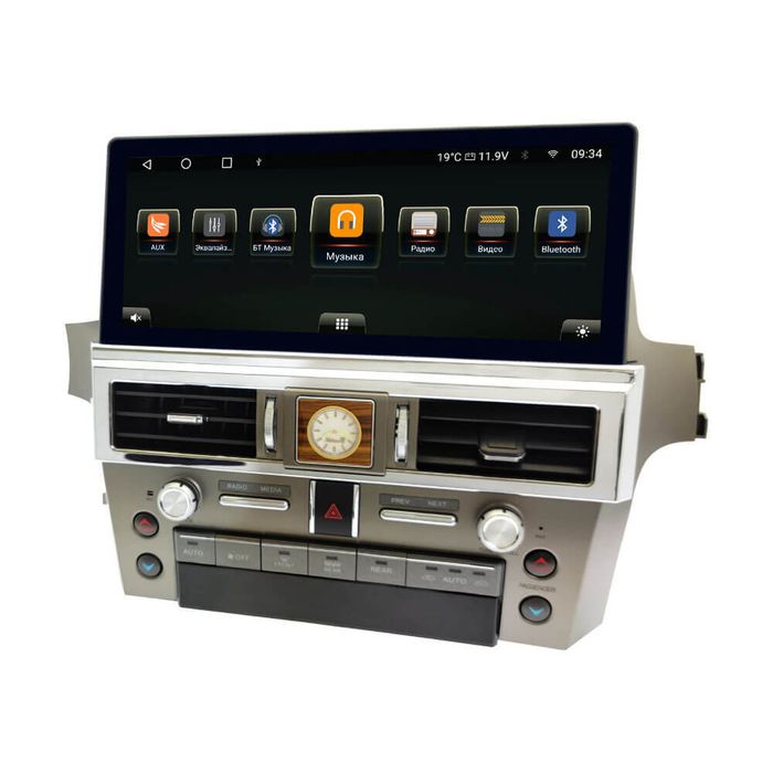 Магнитола для Lexus GX460 2009-2019 - Kuberg ZH-L1208 монитор 12.3" на Android 12, 8Гб+128Гб, CarPlay, 4G SIM-слот