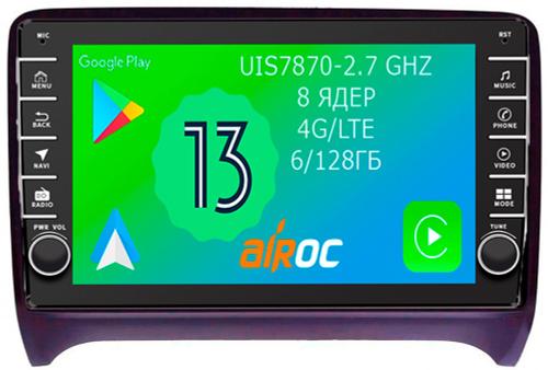 Магнитола для AUDI TT 2006-2014 (8J) - Airoc AB-3606 (кнопки и крутилки), Android 13, TS20, 6/128Гб, SIM-слот, CarPlay