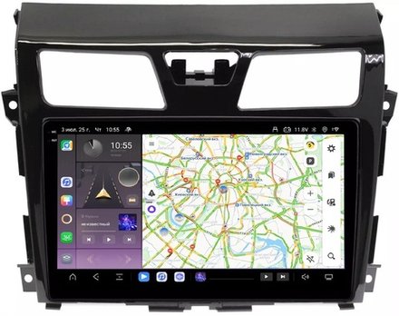 Магнитола для Nissan Teana L33 2014-2016 - Kuberg OL-1665 QLed+2K, Android 13, TS20, CarPlay, 4G SIM-слот