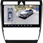 Магнитола для Audi A6 C5 2001-2004 - FarCar BX102M-360 монитор 9.5" 2K QLED на Android 13, 6Гб+128Гб, CarPlay, 4G SIM-слот, 4 камеры в комплекте