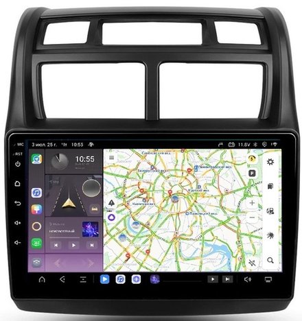 Магнитола для KIA Sportage 2008-2010 - Kuberg OL-9734 QLed, Android 13, TS20, CarPlay, SIM-слот