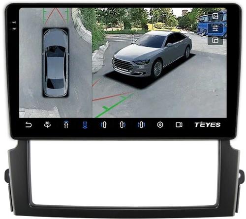 Магнитола для KIA Sorento 2006-2011 - Teyes CC3-2K-360 на Android 10, 2K QLED, 6Гб+128Гб, CarPlay, 4G SIM-слот, 4 камеры в комплекте