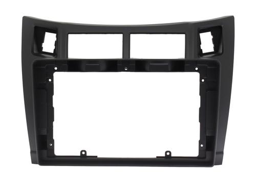 Комплект рамки с разъёмами 9" Toyota Yaris/Vitz P90 2004-2010 черная тип 1